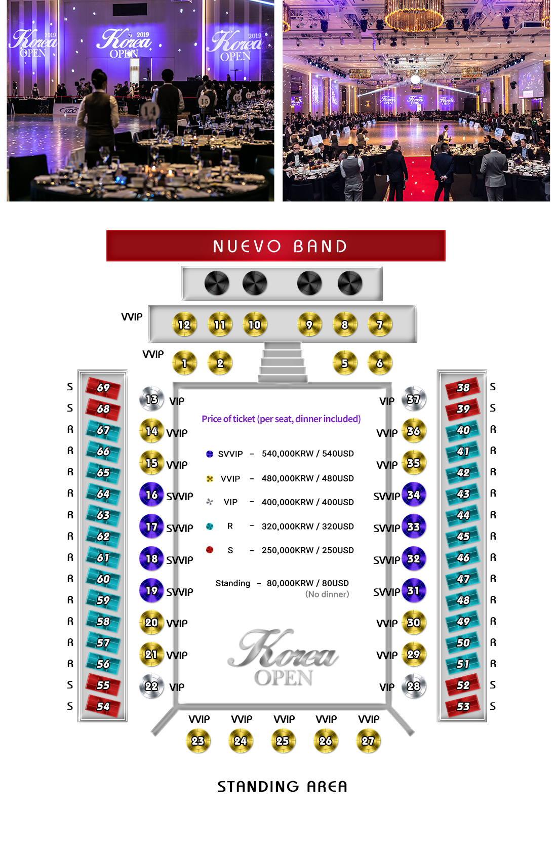 SCHEDULE & TICKETS 내용