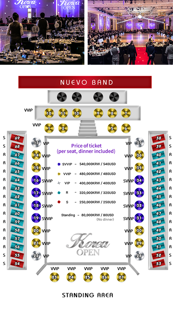 SCHEDULE & TICKETS 내용